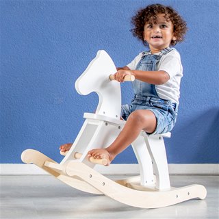 Rocking horse - white